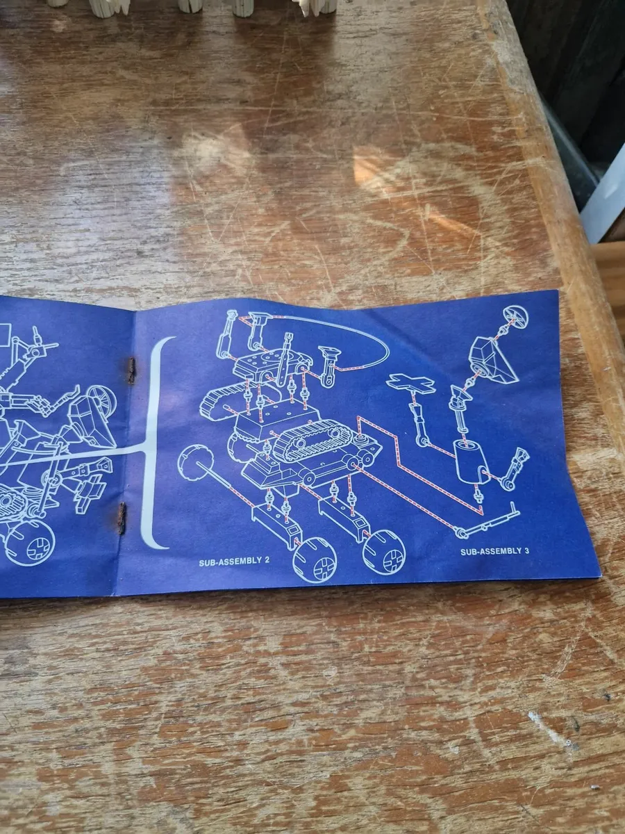 Vintage Star Wars Droid Factory Blue Prints - Image 3