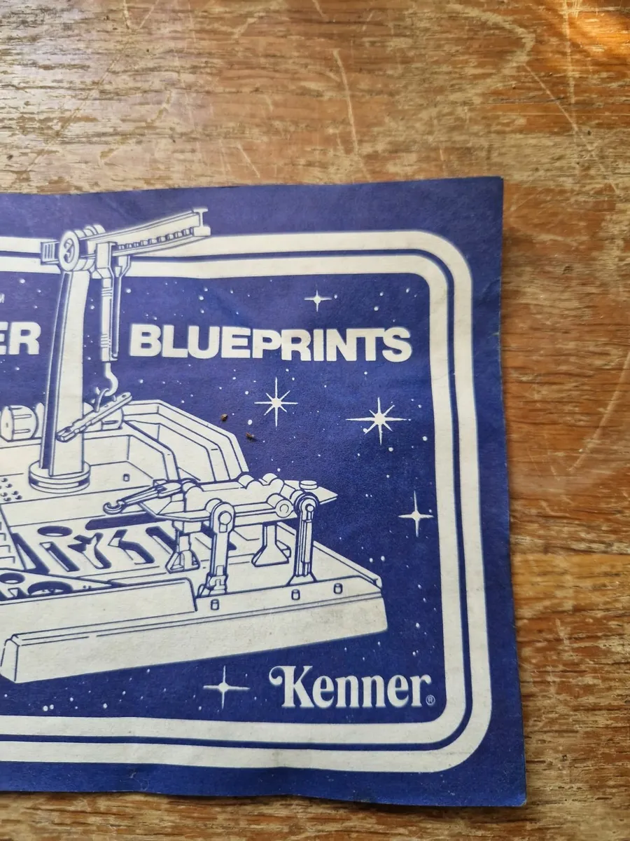 Vintage Star Wars Droid Factory Blue Prints - Image 4