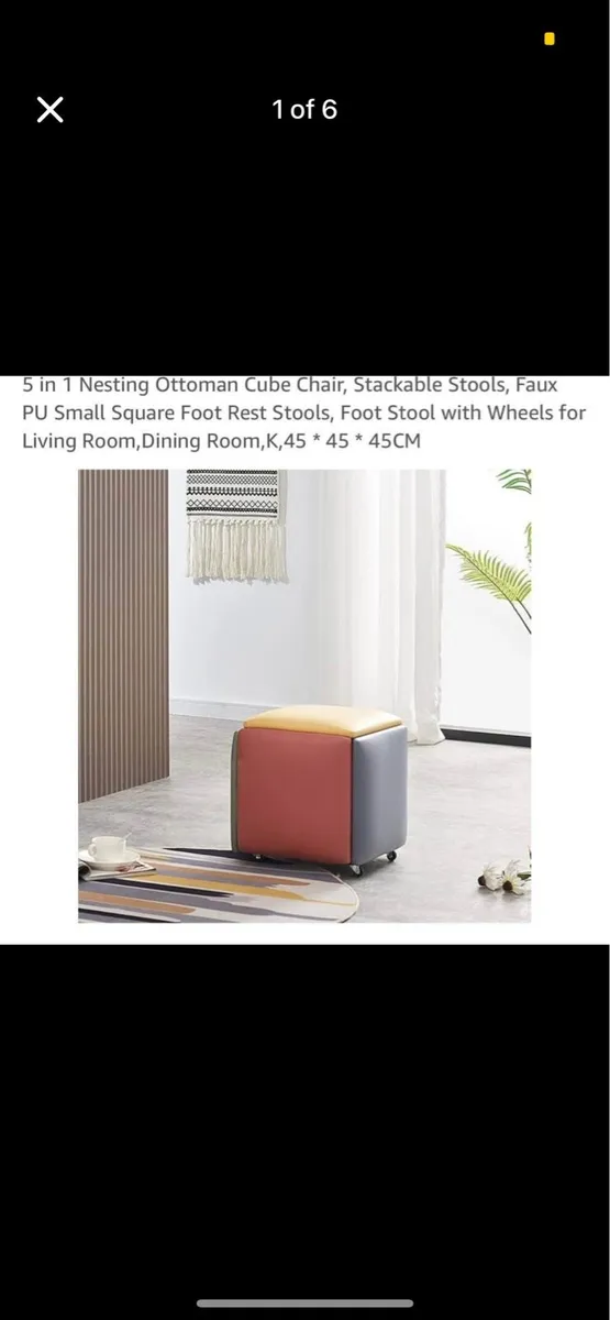 Cube box which can convert up to 5 seat - Image 2