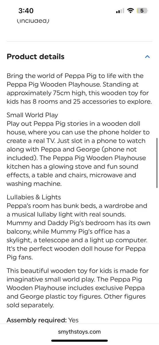 Peppa pig wooden house - Image 3