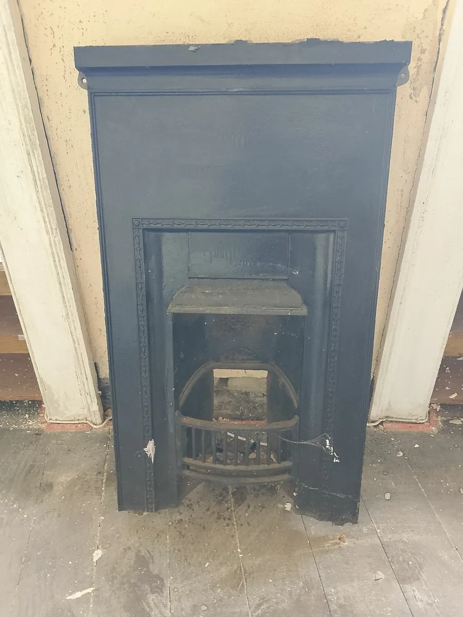 Cast iron fireplace