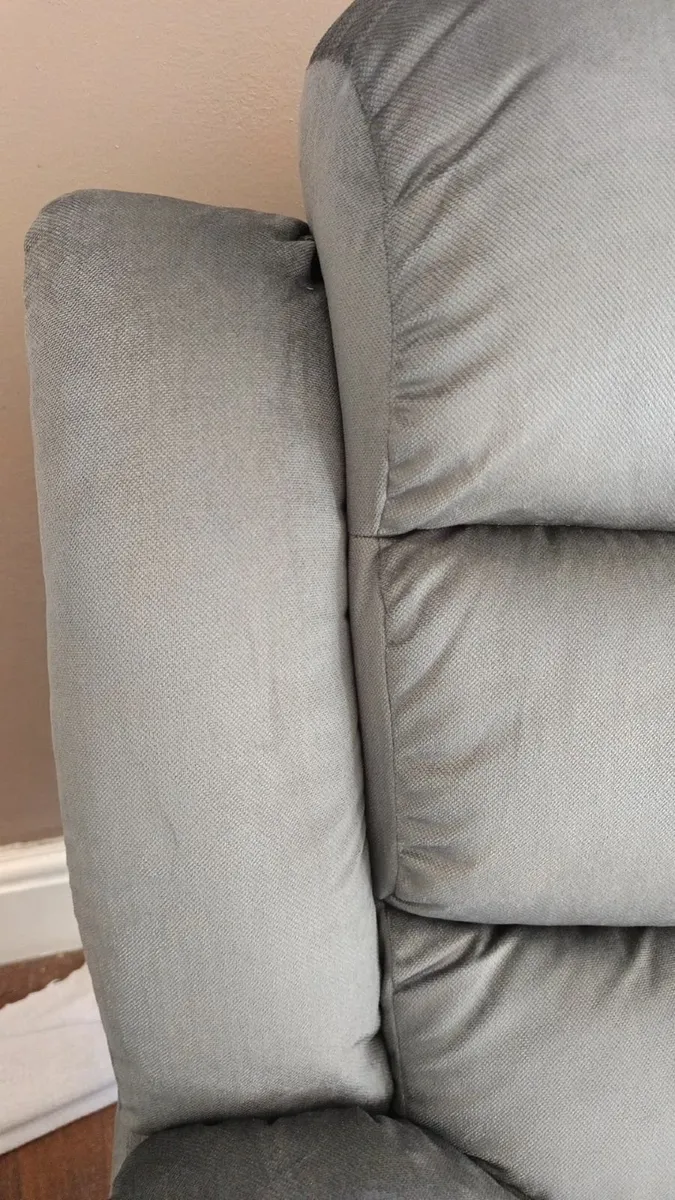 Single Chair Fabric Recliner Sofa - grey - Image 2