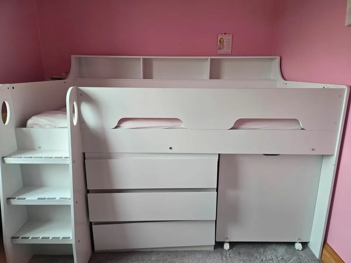 Bunk bed with storage and Desk - Image 4