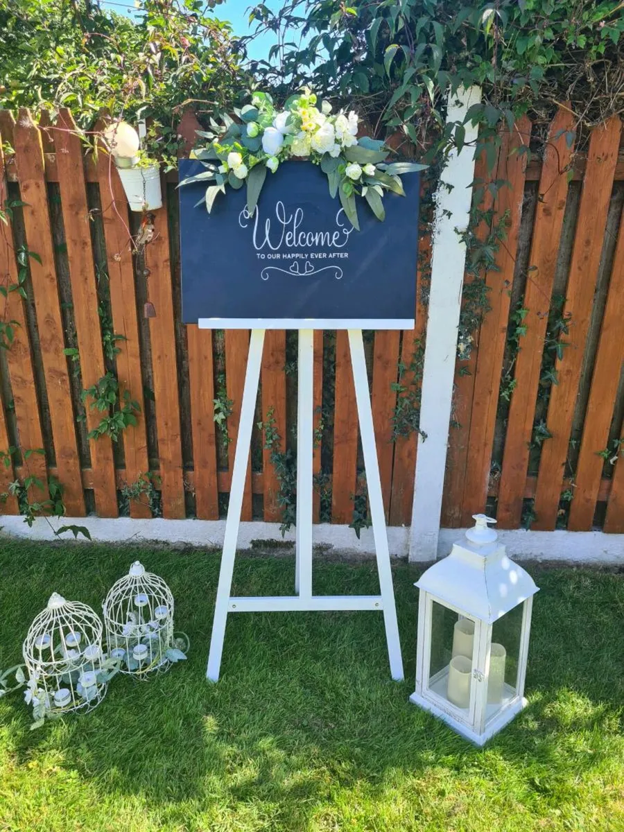 Wedding Welcome Sign Set for Hire