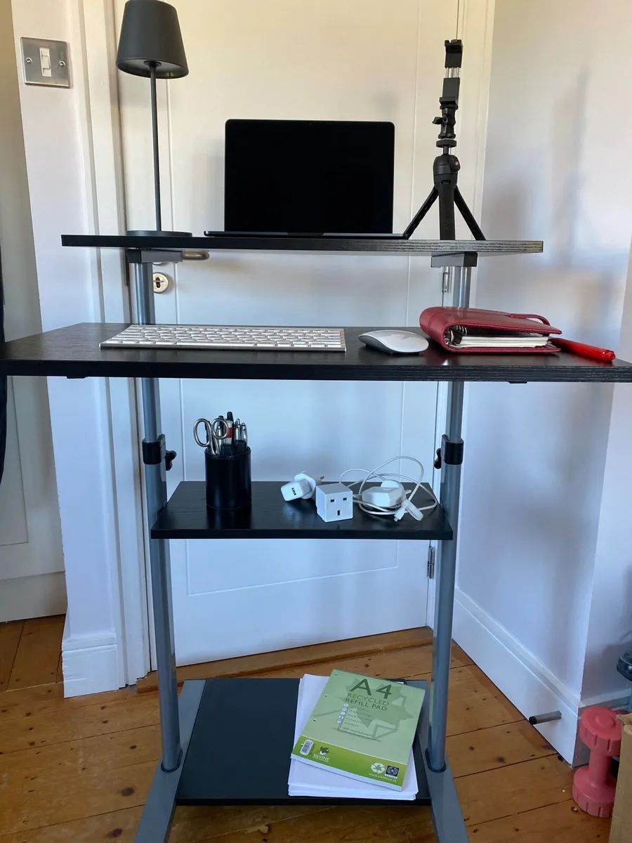 Mobile and Height Adjustable Desk - Image 1