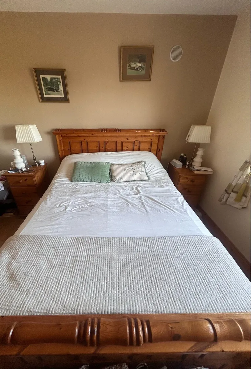 King size bed frame - Image 1