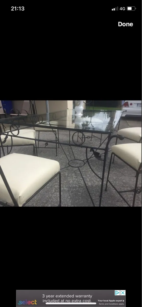 Out door table and chairs - Image 3