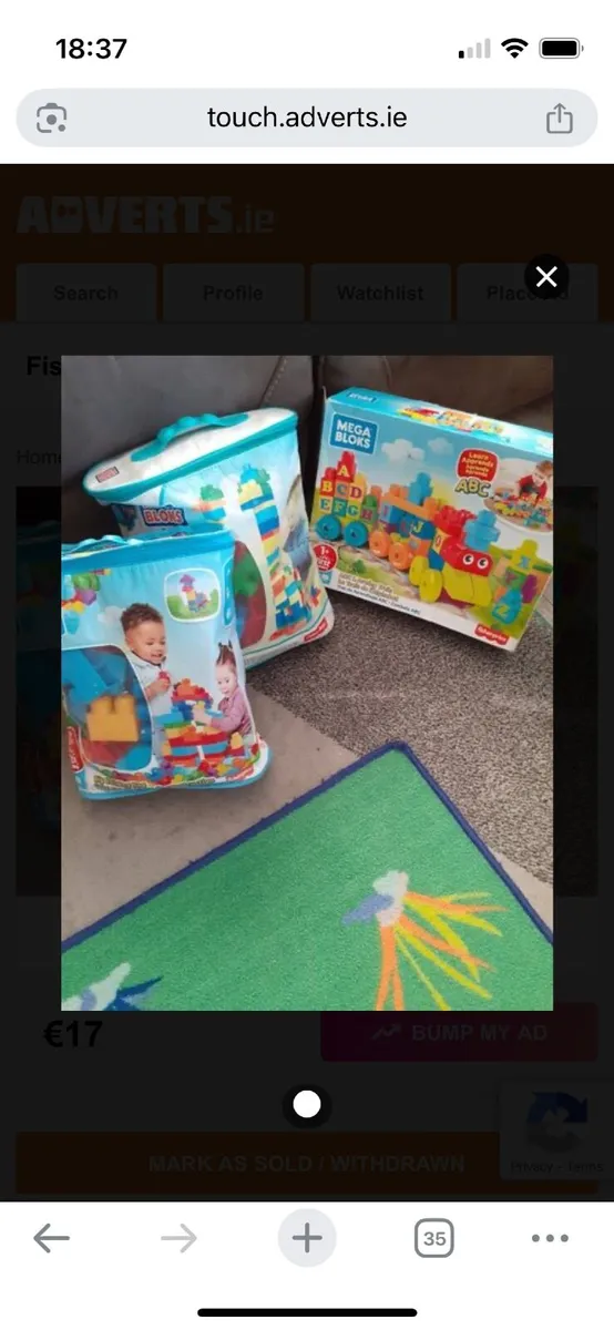 Fisher price blocks bunfle