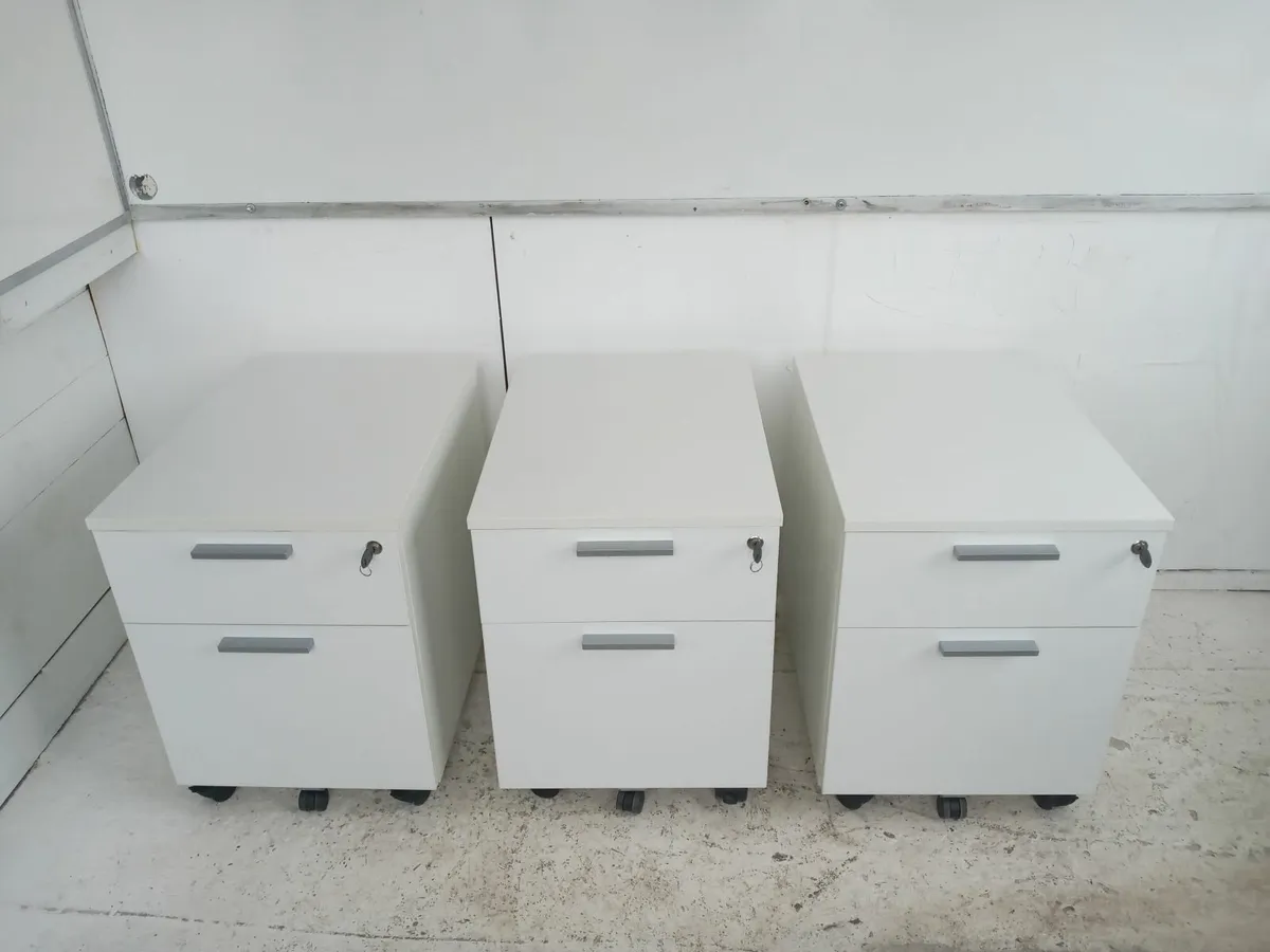 Delivery - 8 x Pedestals of Drawers with Locks - Image 1