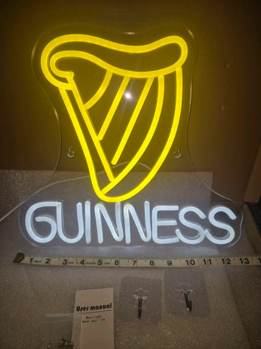 Guinness Irish stout electric neon sign brand new - Image 2