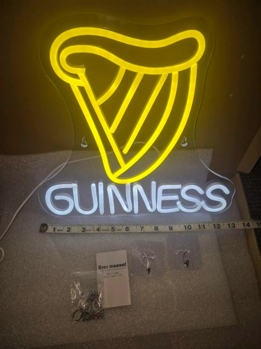 Guinness Irish stout electric neon sign brand new - Image 4