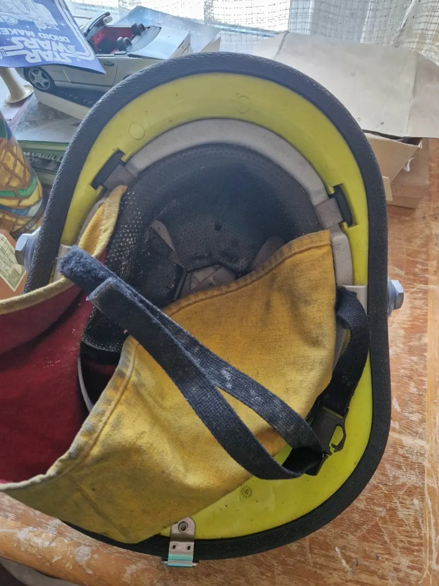 Vintage Fireman's Helmet - Image 2