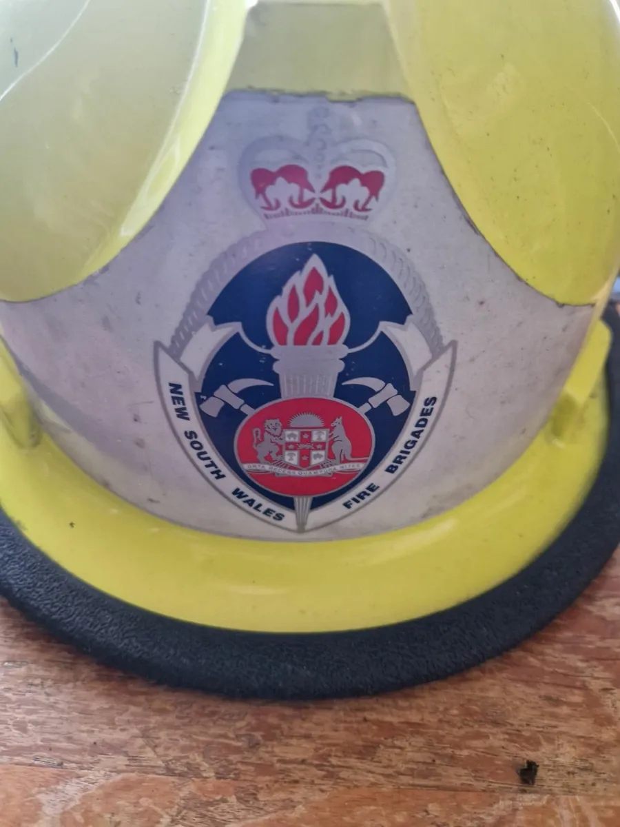 Vintage Fireman's Helmet - Image 3