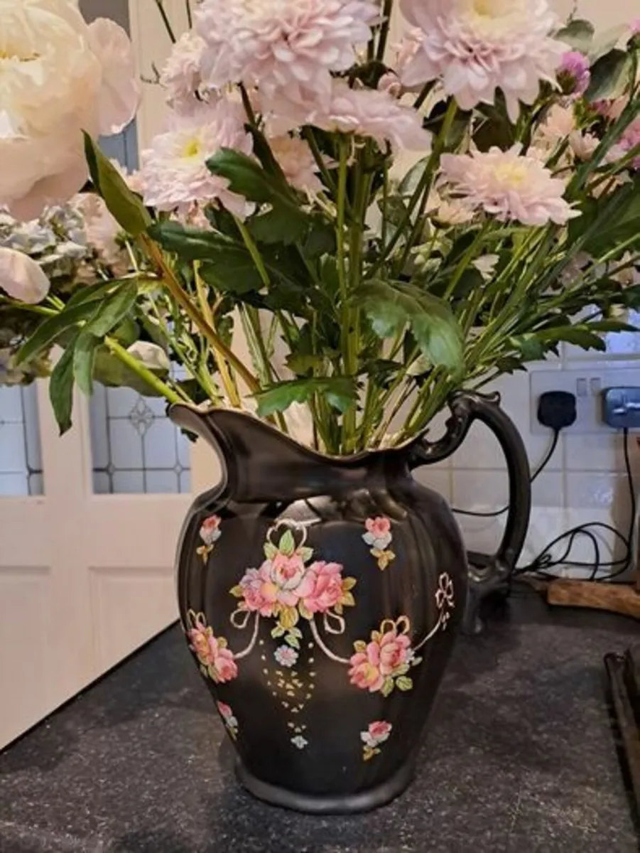 Antique Crown Devon Fielding water jug - Image 2