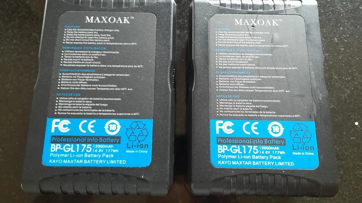 V Lock Camcorder Professional Batteries - Image 2