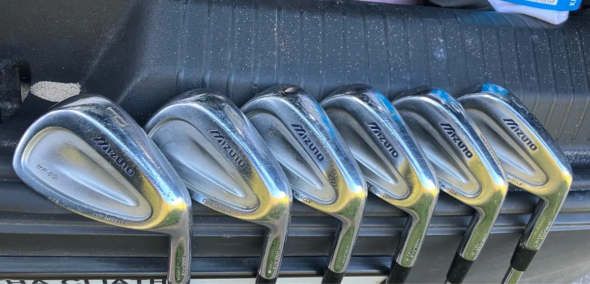 Mizuno Mp 60 irons 5-pw s300 new grips - Image 1