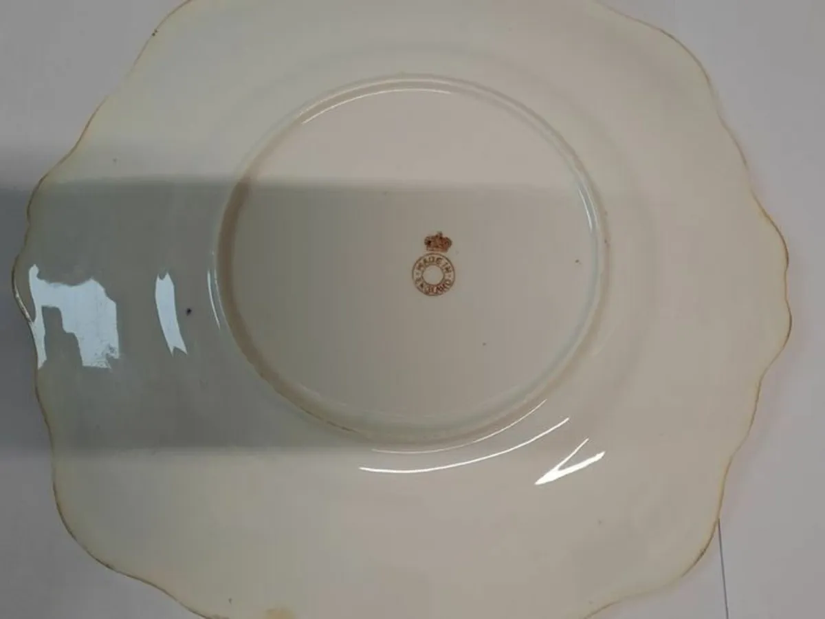 Antique Imari style cake plate - Image 2