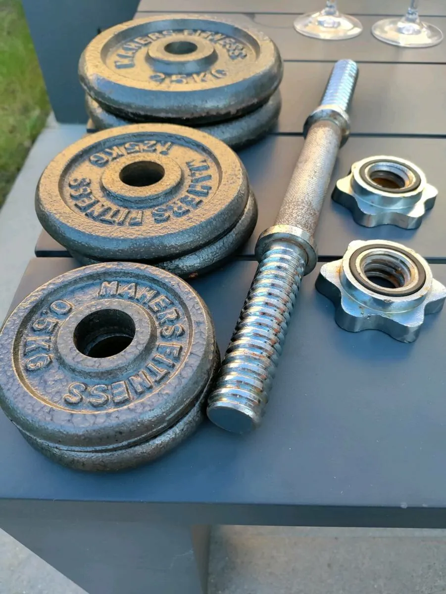 Dumbbells: 2 x 20kg adjustable weight - Image 4