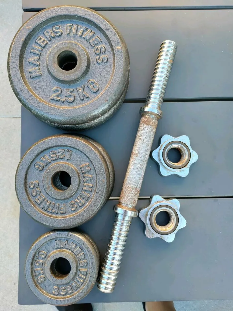 Dumbbells: 2 x 20kg adjustable weight - Image 2