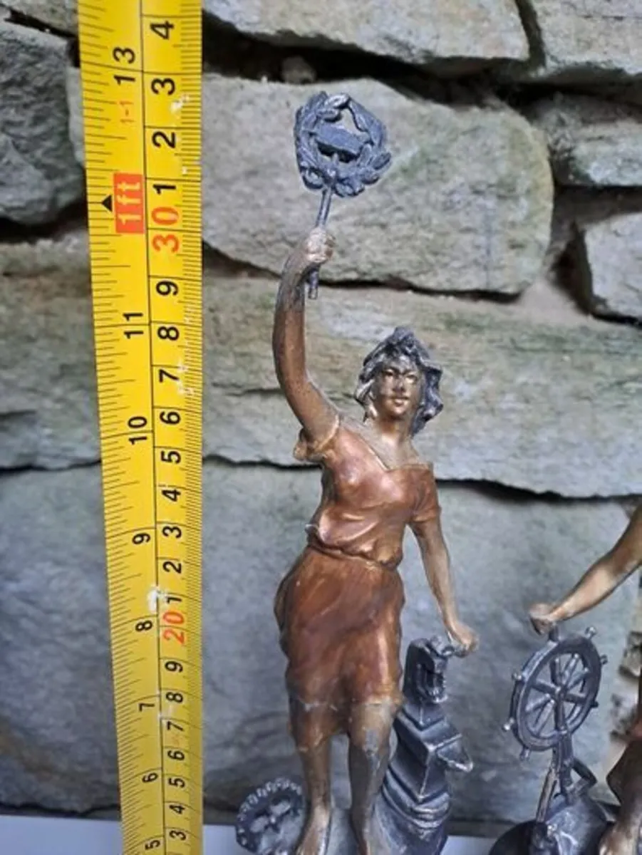 Antique Spelter figurines - Image 4