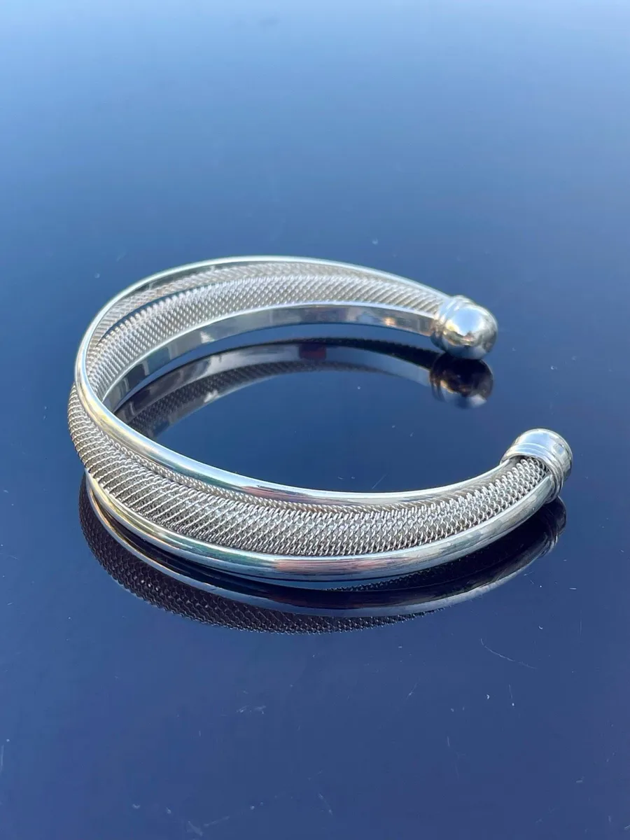 925 Silver Mesh Bracelet - Image 1