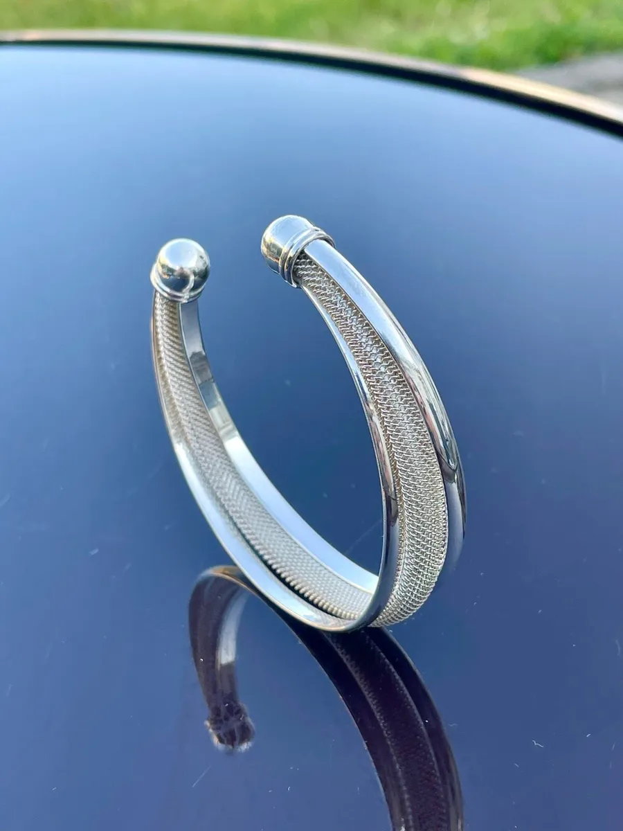 925 Silver Mesh Bracelet - Image 2