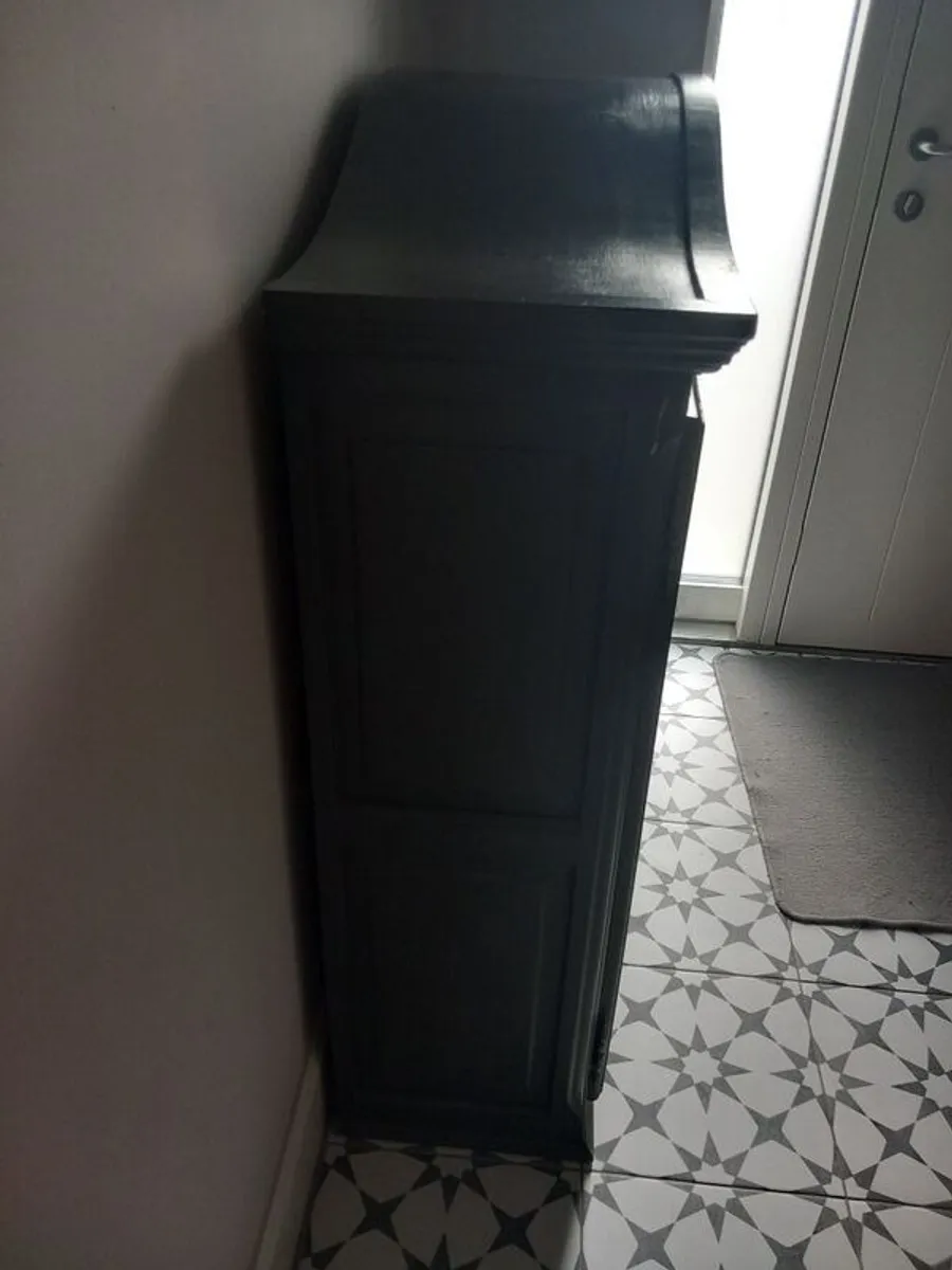 Upcycled bookcase, dresser, sideboard, dark grey - Image 4