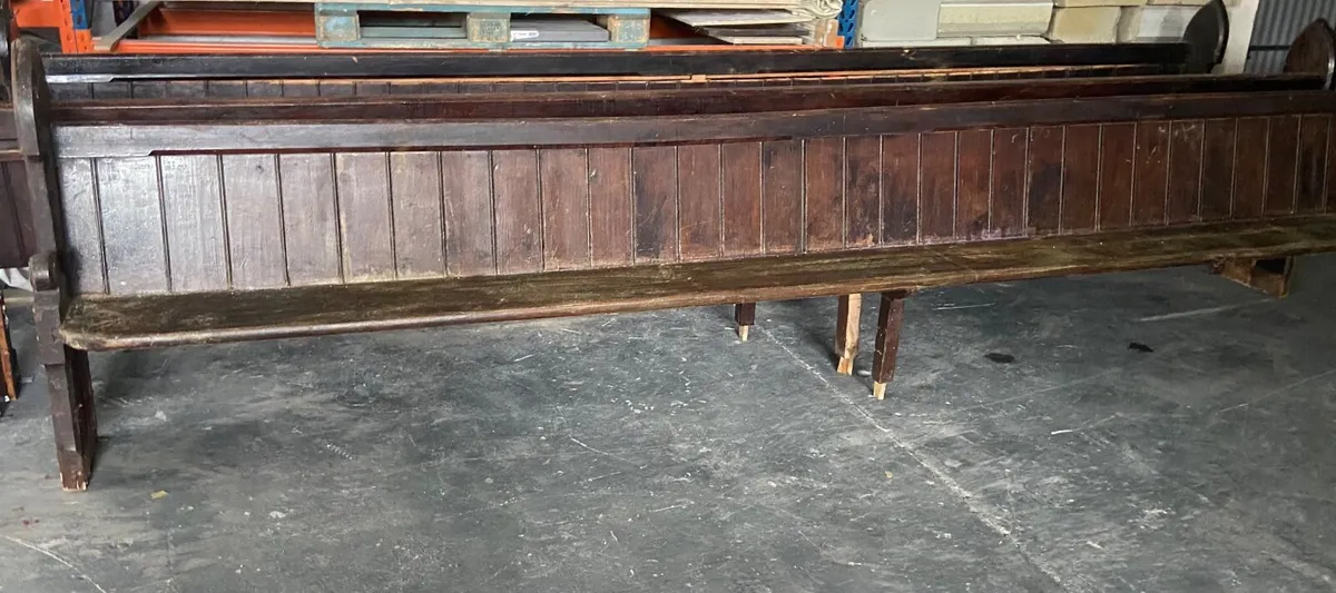 Church pews - very long - Image 1