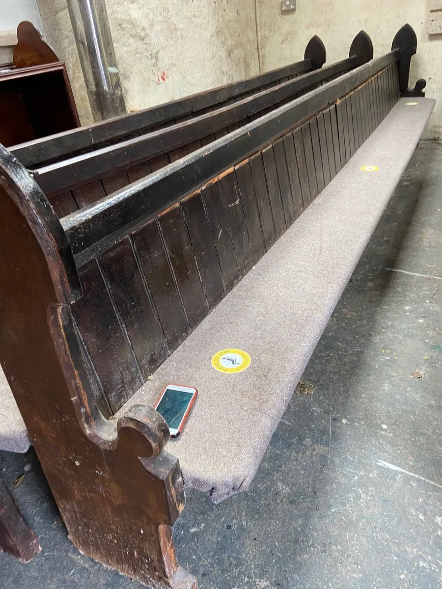 Church pews - very long - Image 2