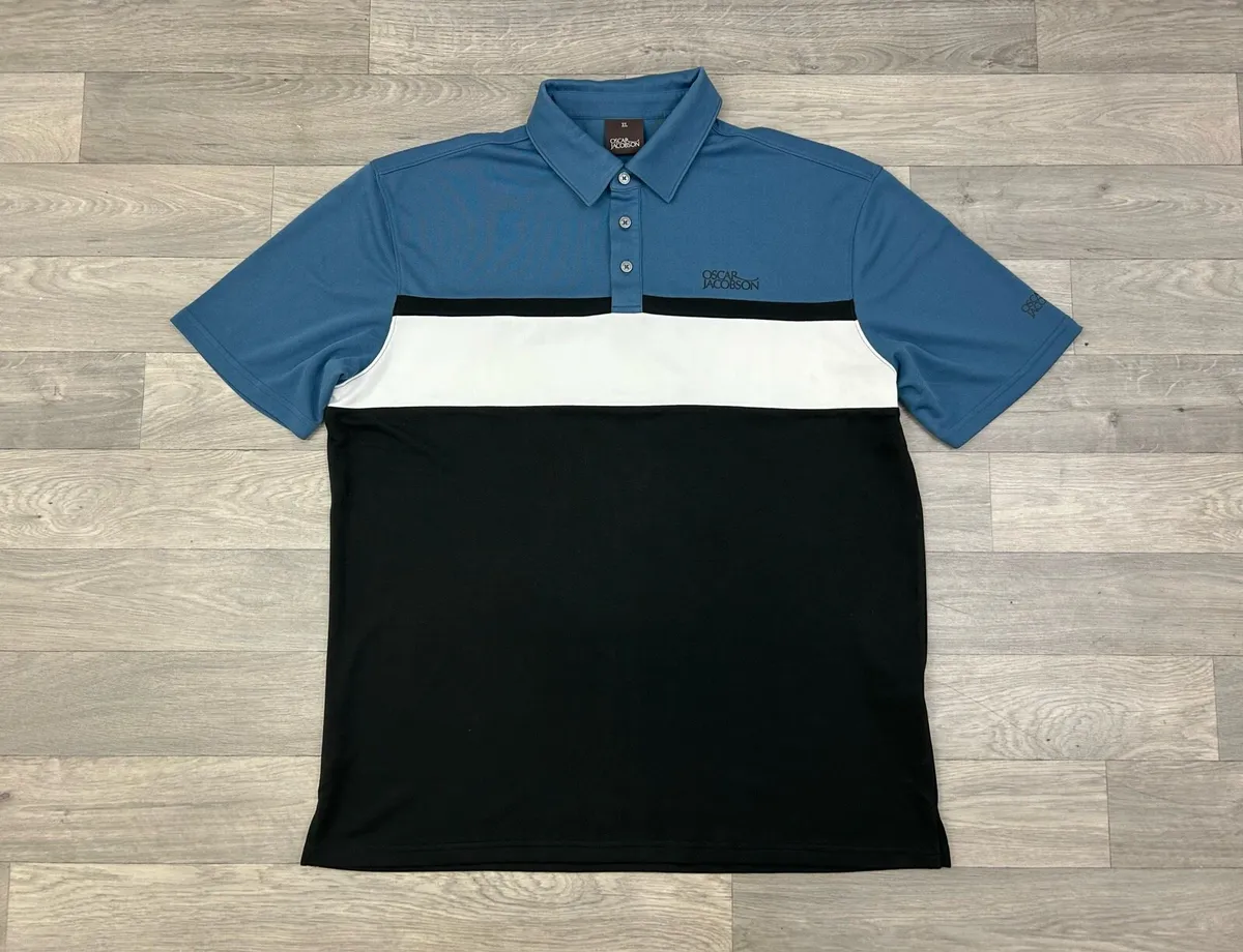 Oscar Jacobson Golf Polo Shirt Mens XL - Image 1