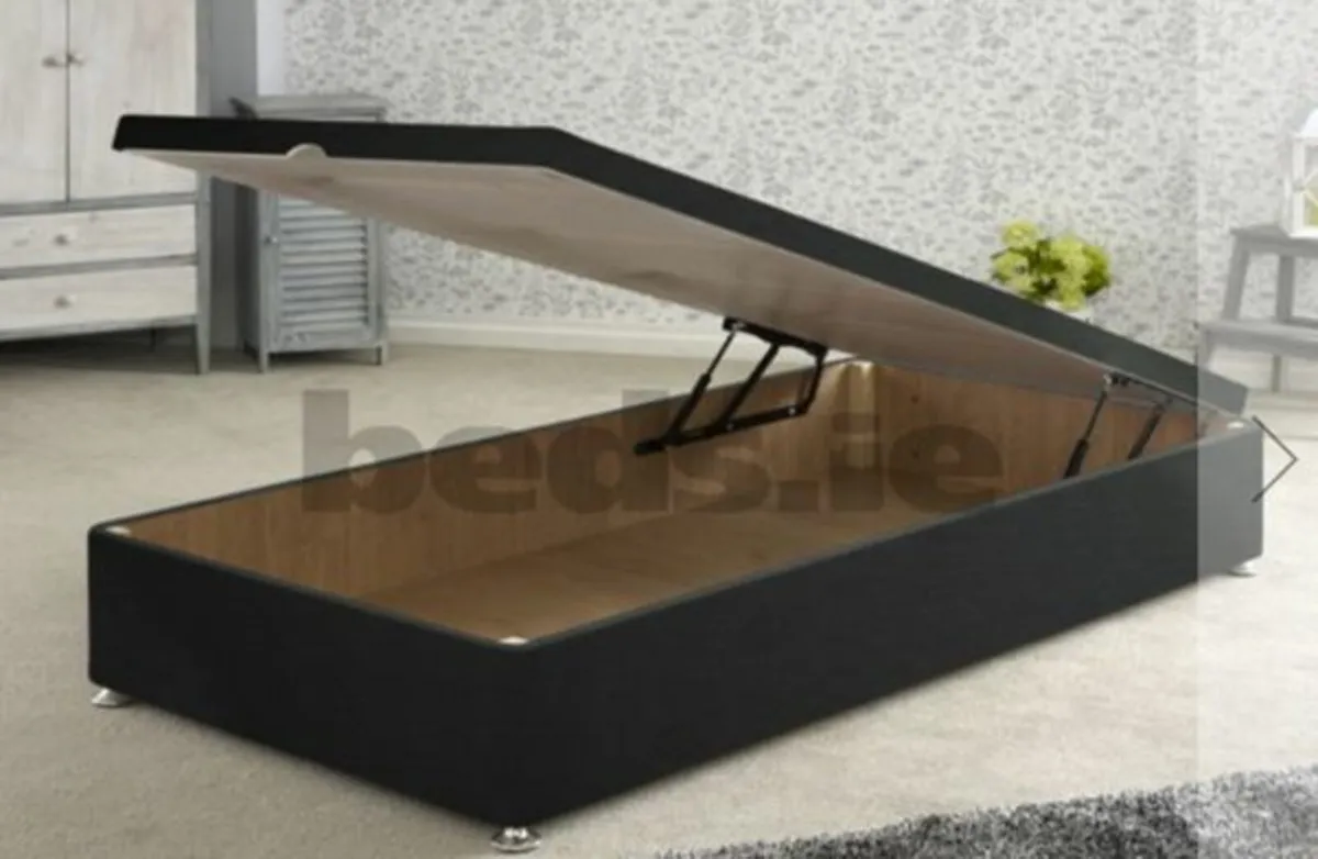 3ft Front Opening Ottoman storage  Base- Brown - Image 1