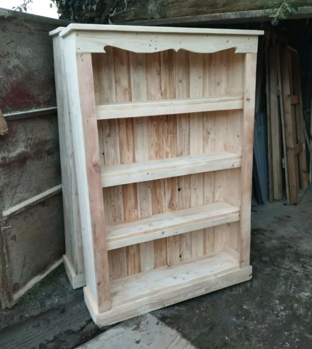 Handmade rustic bookcase - Image 2