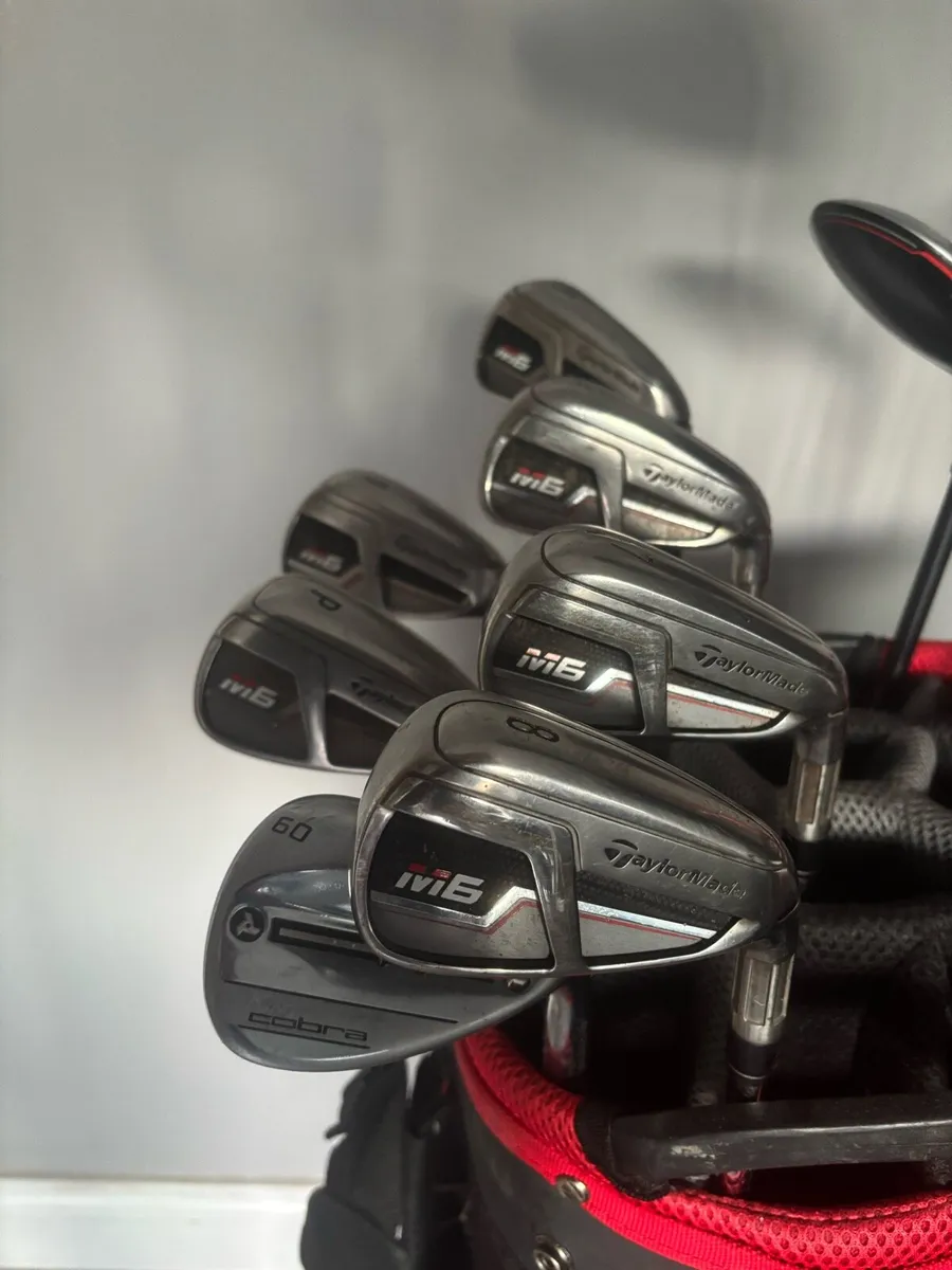 Taylormade Golf Clubs and Electric Trolley - Image 2