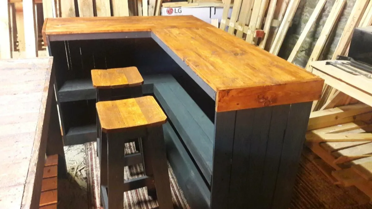 Handmade rustic stools - Image 4