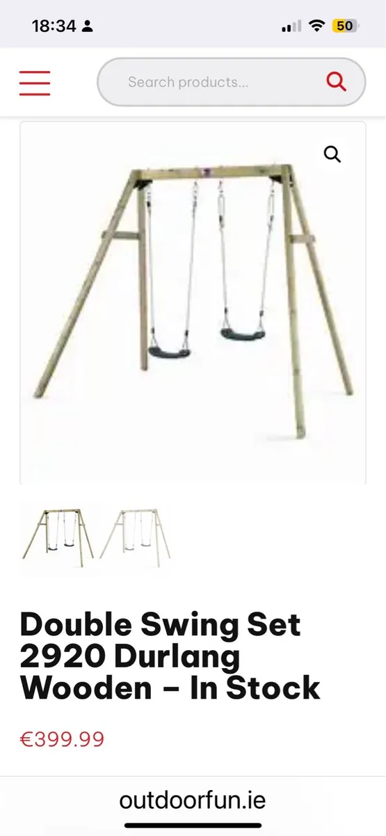 Double swing set - Image 1