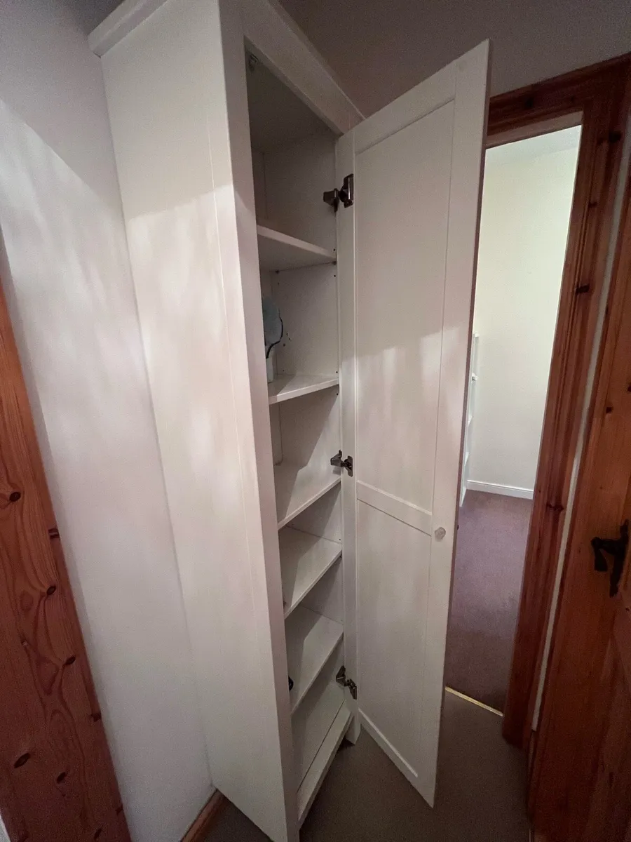 Slimline cupboard with built in mirror - Image 2
