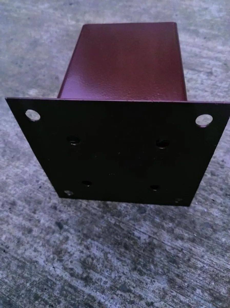 4 Fence Post Bolt Down 100mm x 100mm - Image 4
