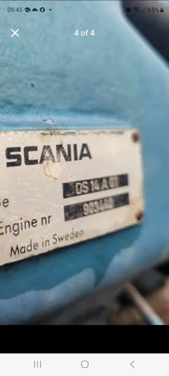Scania ds14 industrial  engine 14 litre v8 - Image 2