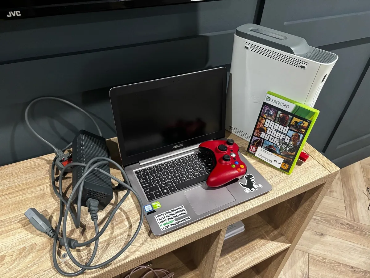 ASUS laptop + Xbox 360 + GTA V game - Image 2