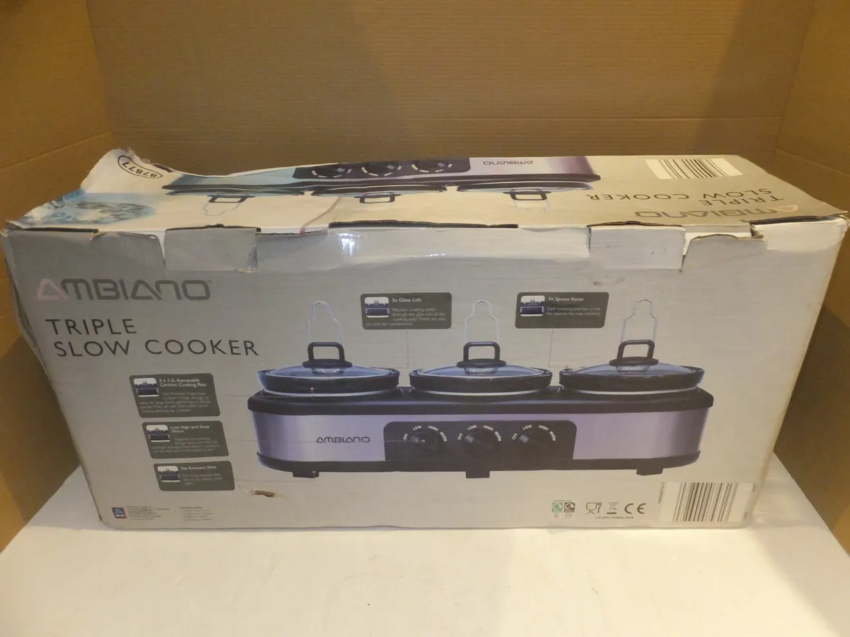Ambiano Triple Slow Cooker - Image 2