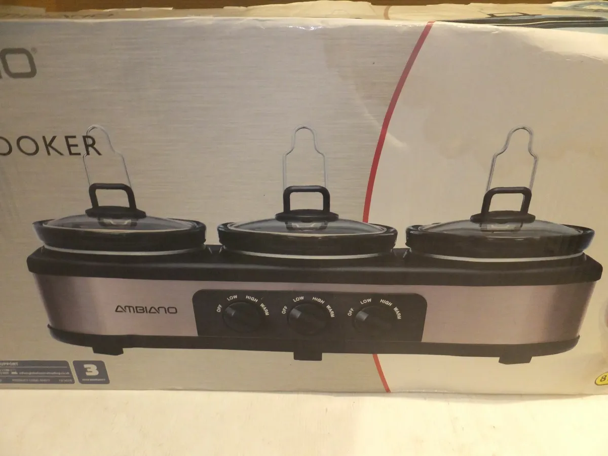 Ambiano Triple Slow Cooker - Image 4