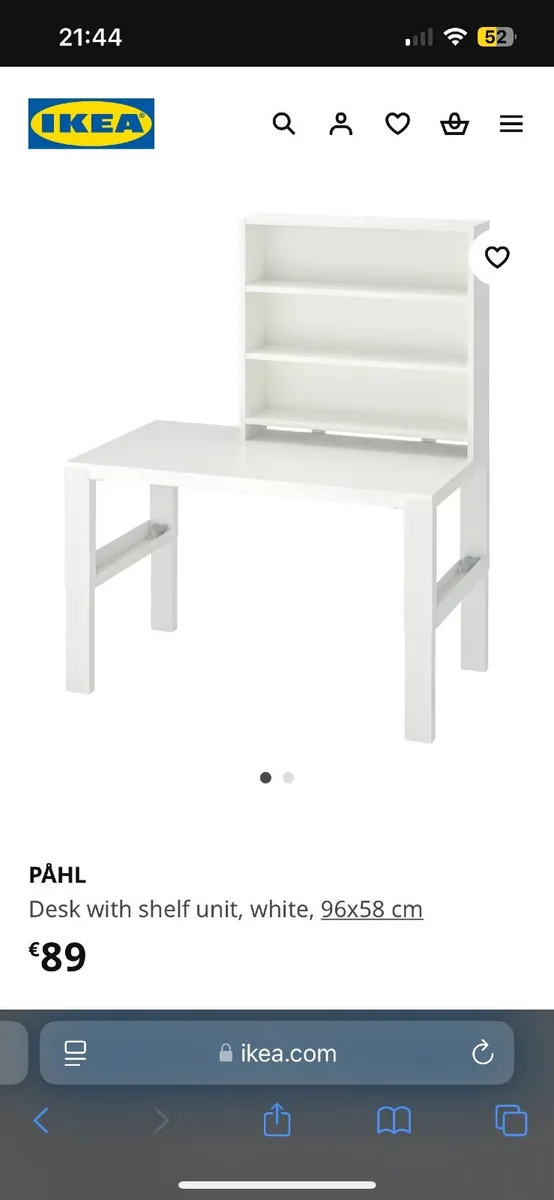 IKEA PAHL de with shelves - Image 1