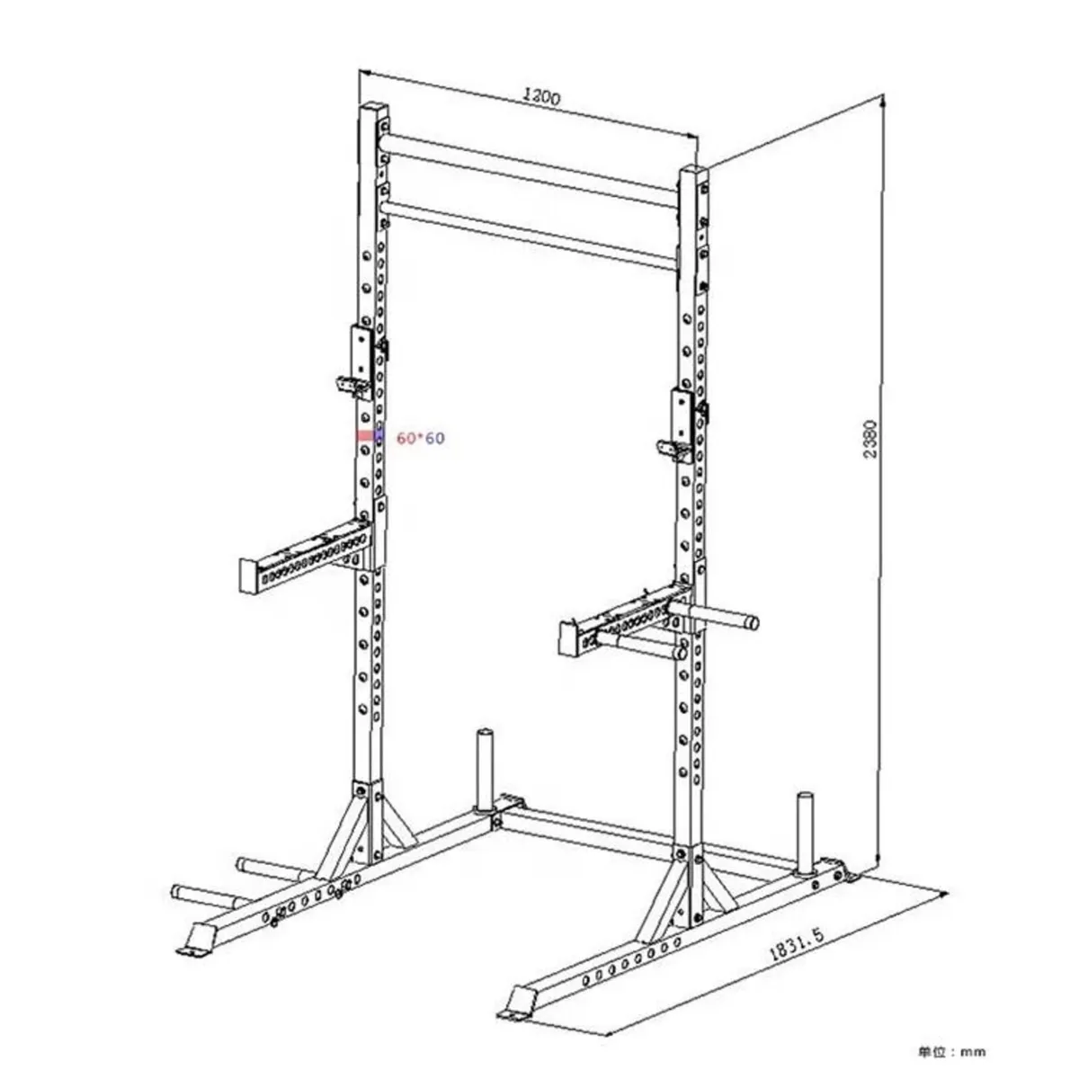 Garage half rack/commercial half rack - Image 3