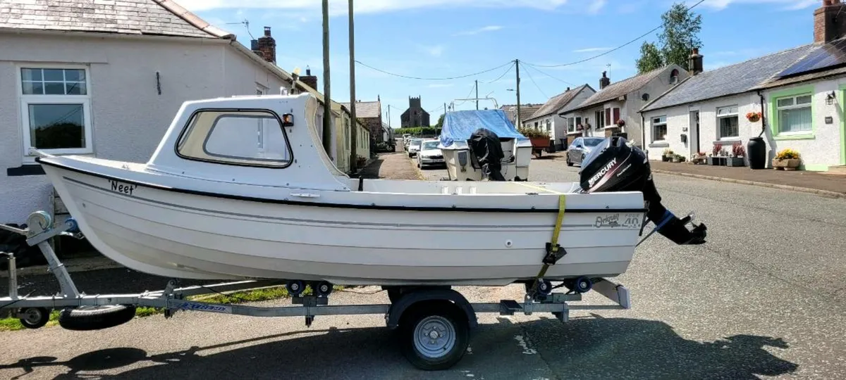 Orkney 440 mercury 15hp brand new trailer - Image 1