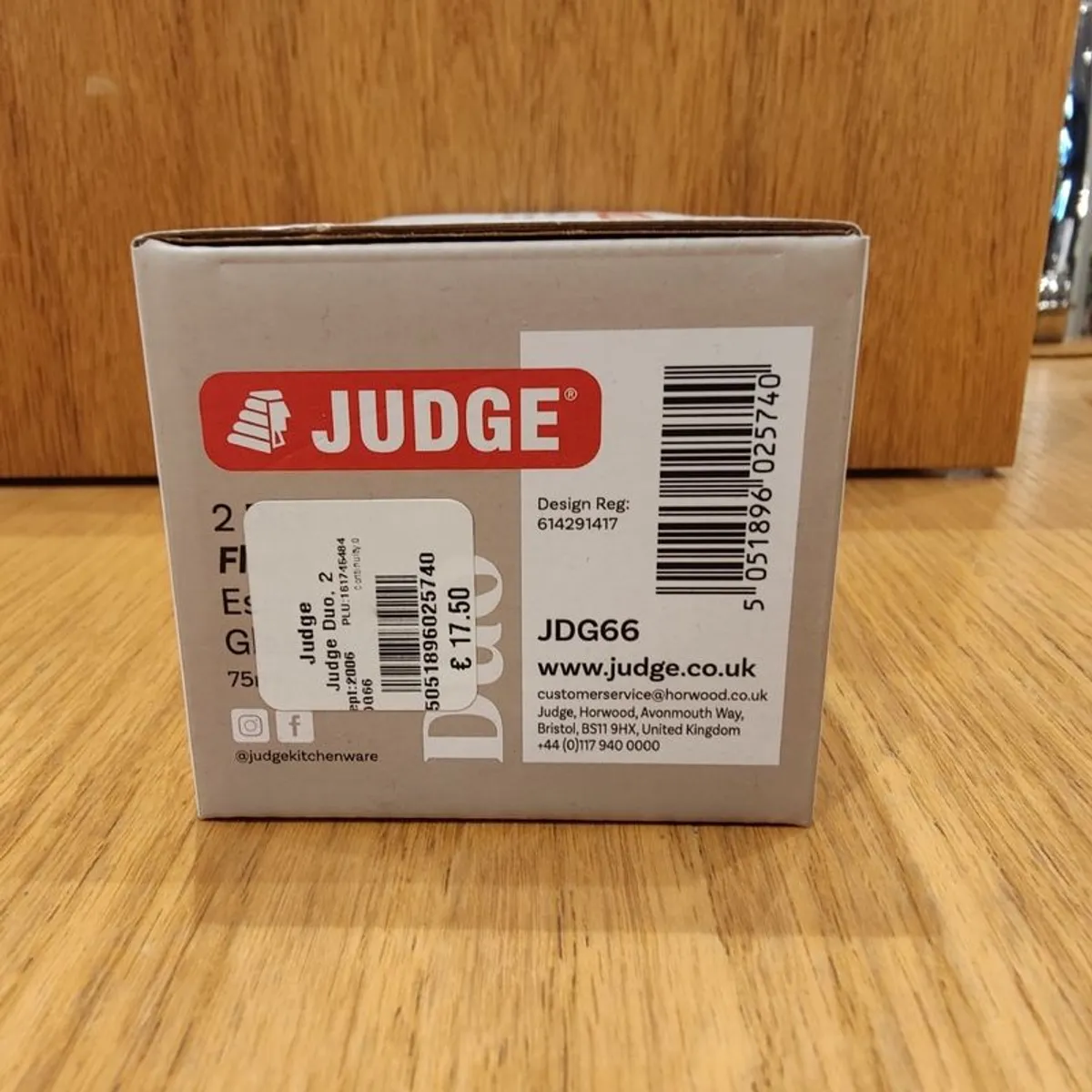 New Judge Duo 2 piece Espresso glasses set - Bargain - Image 3