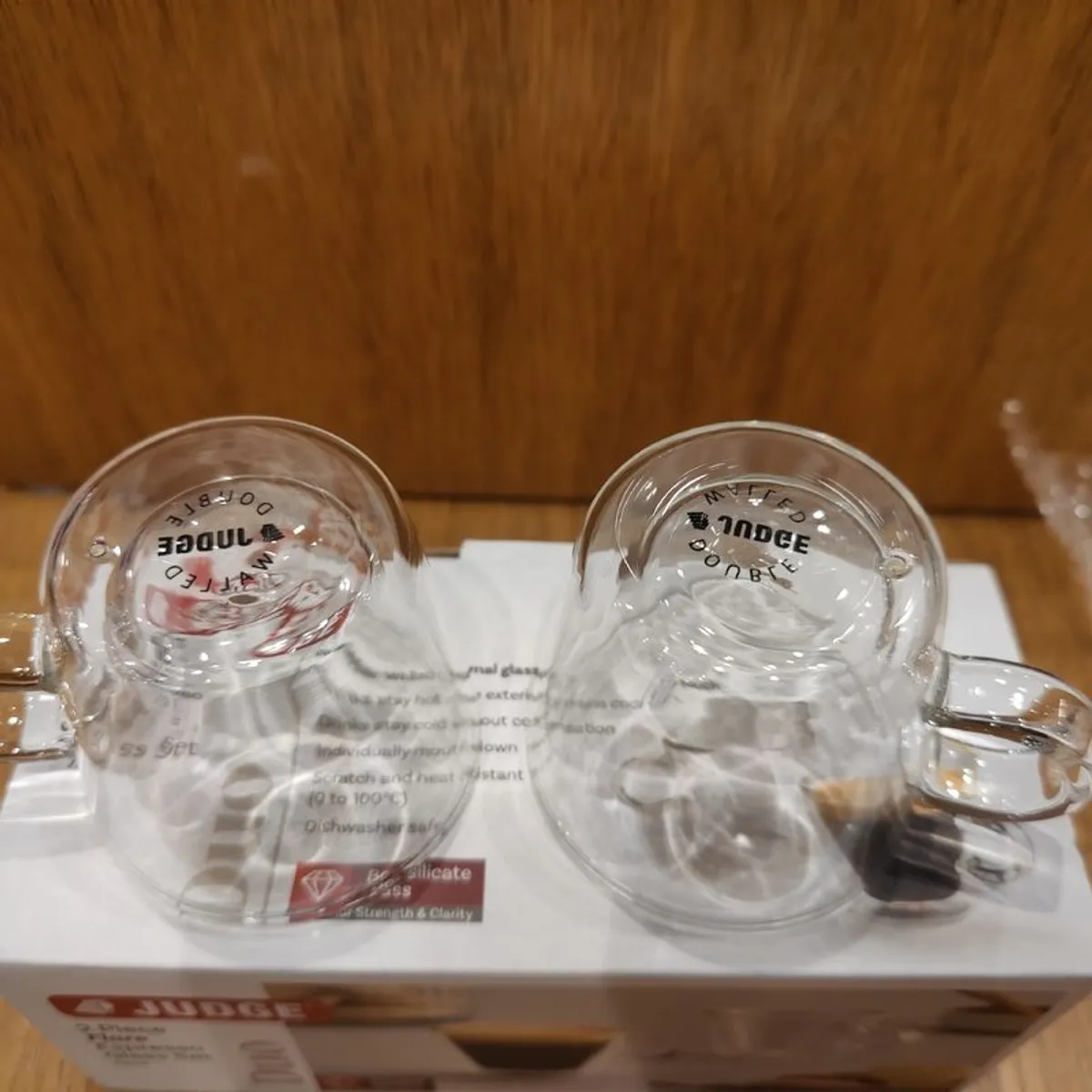 New Judge Duo 2 piece Espresso glasses set - Bargain - Image 4