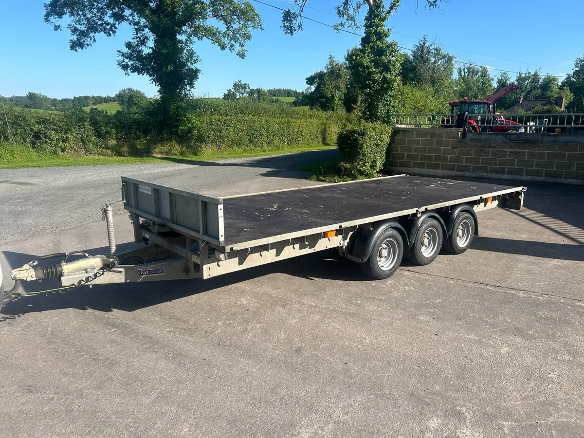 2024 Ivor Williams 16 ft flat trailer - Image 1