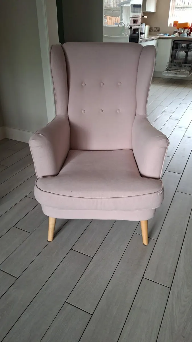 Pink Armchair - Image 1