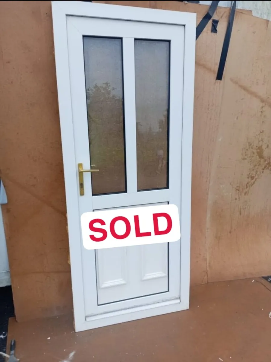 Top Quality PVC Single Door Frosted Glass - Image 1