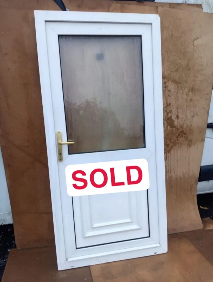 Top Quality PVC Single Door Frosted Glass - Image 1